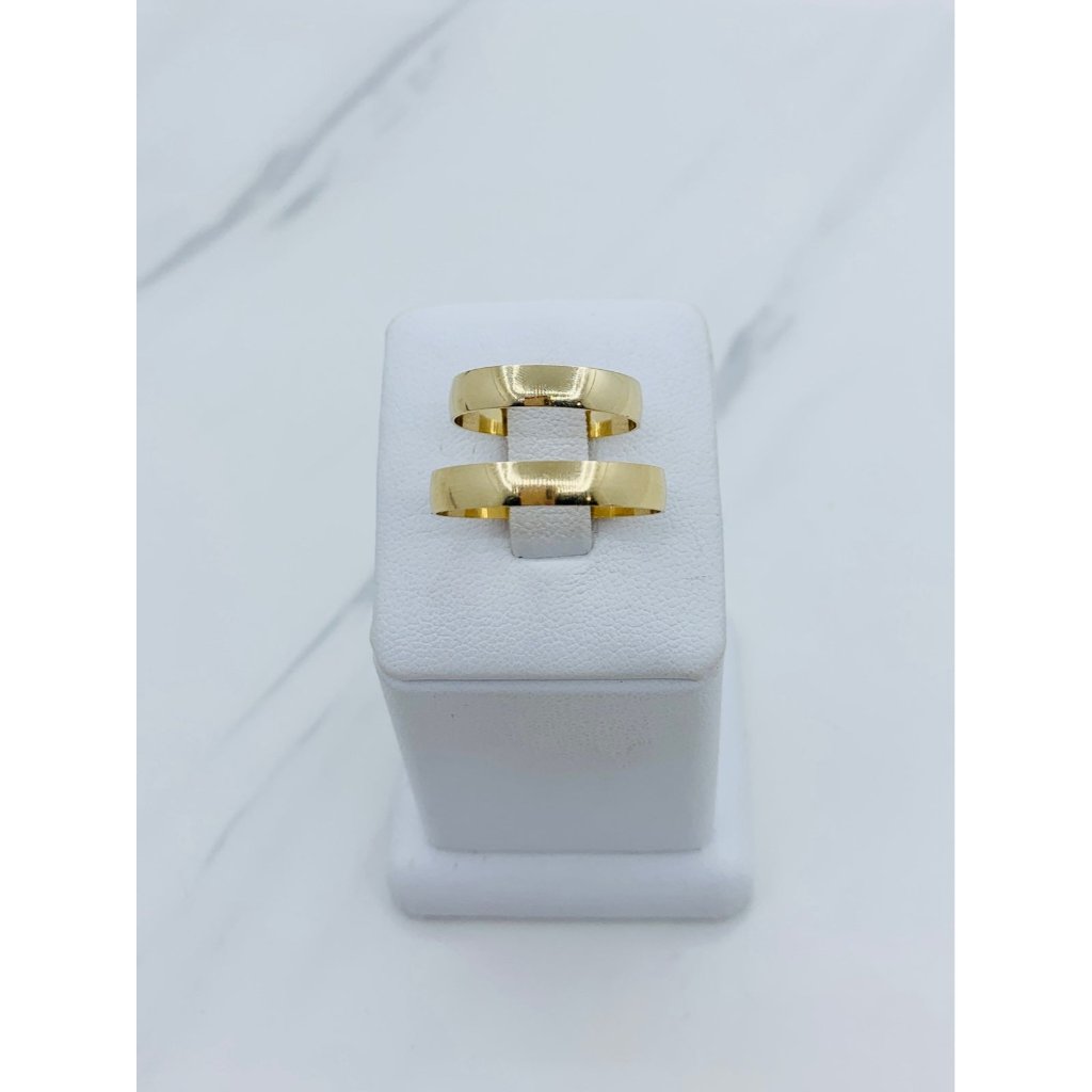 10k Solid Gold Wedding Set Rings Size 8 & 12